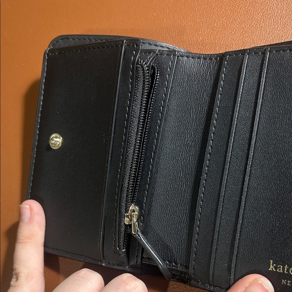 Kate Spade Textured Black Card Case - Picture 5 of 6